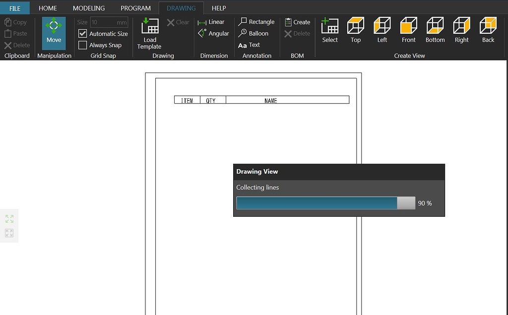 Issues creating Drawing for Big Layouts - Layout Configuration - Visual ...