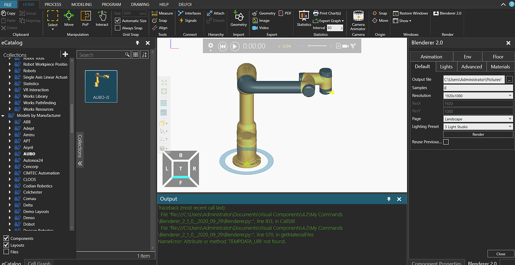 Blender 2.80 Addon Visual Components Addon Samples Visual