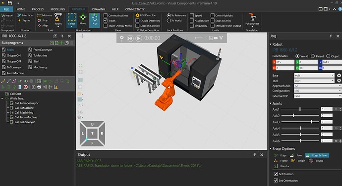 Screenshot ABB connect RS
