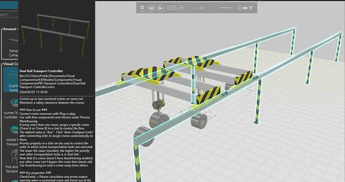 Two Crane Controller