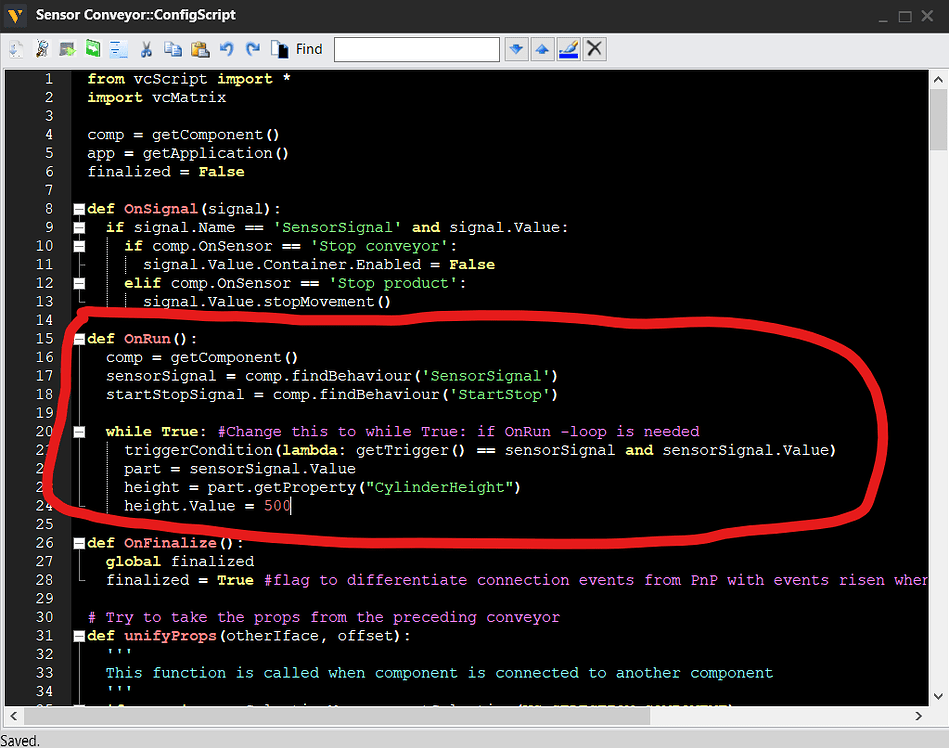How to change propierties of product coming to CNC - Python Programming ...