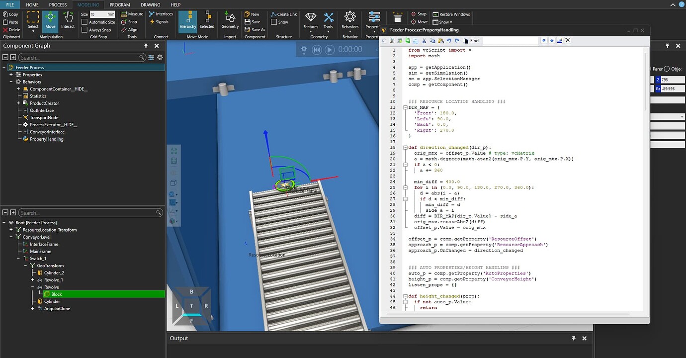 Feeder Starting Delay General Questions Visual Components The