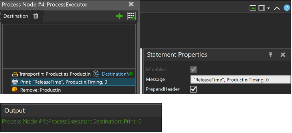 Print multiple information - Process Modeling - Visual Components - The ...