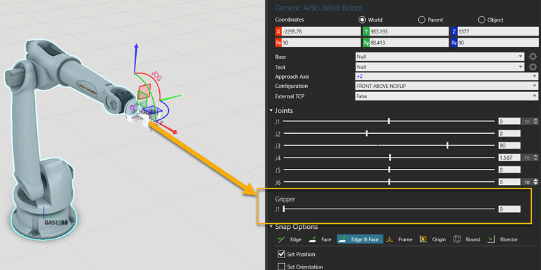 Control Gripper Axes from RobotProgram - Component Modeling - Visual ...