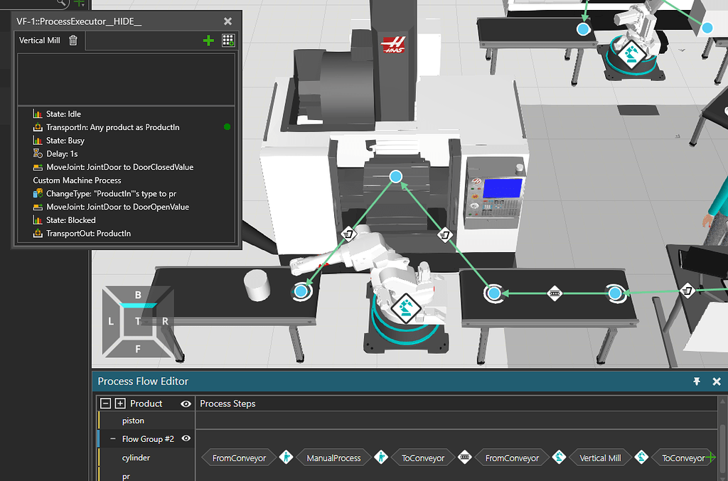 Machine not performing the task - Process Modeling - Visual Components ...