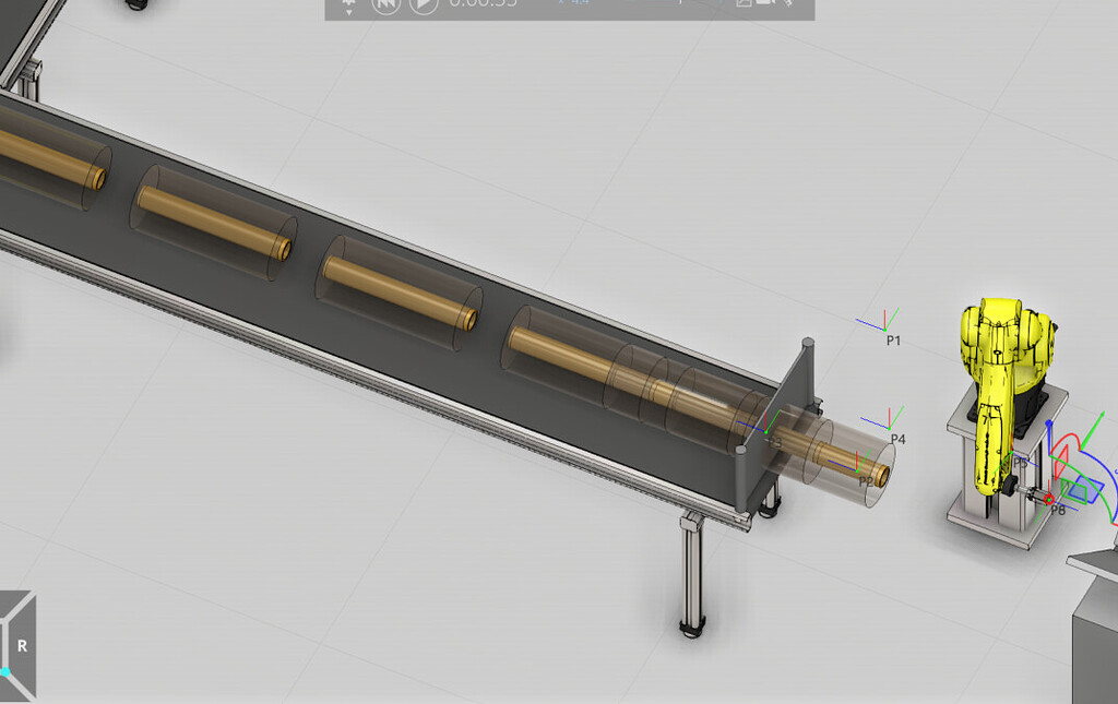 Conveyor product accumulation help General Questions Visual