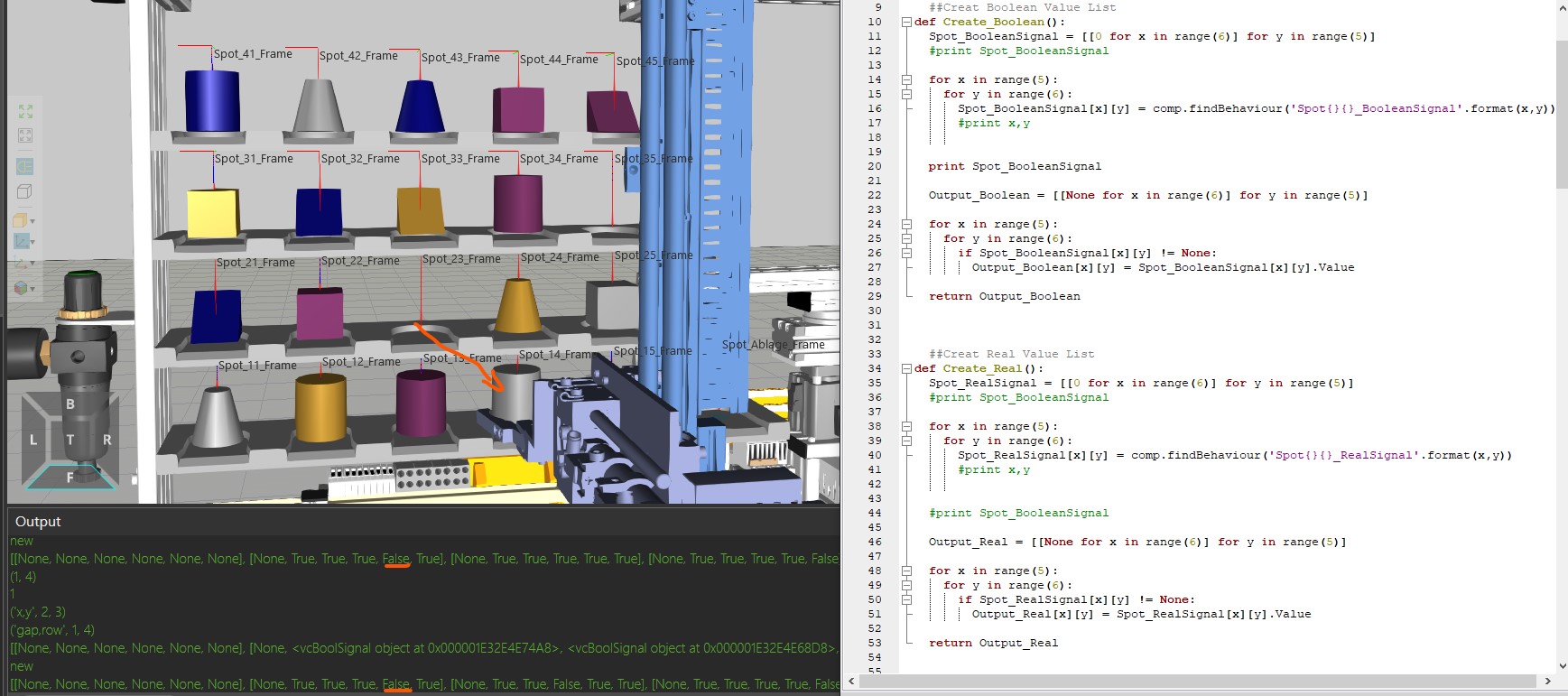 Loop Array Raycast Error Python Programming Visual Components The Simulation Community